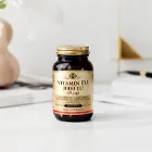 Solgar Vitamin D3 1000 IU (25 µg) Tek yumuşak jelatin kapsülde 1000 IU D3 vitamini içeriği ile günlük istenen D vitamini ihtiyacını karşılar.