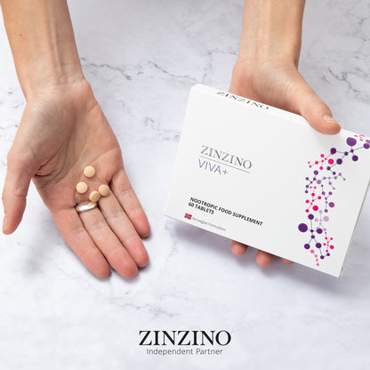 Zinzino Viva+ | Patentli Safran Özütlü (Affron®) Menopoz Destek - Stres & Uyku Takviyesi