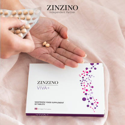 Zinzino Viva+ | Patentli Safran Özütlü (Affron®) Menopoz Destek - Stres & Uyku Takviyesi