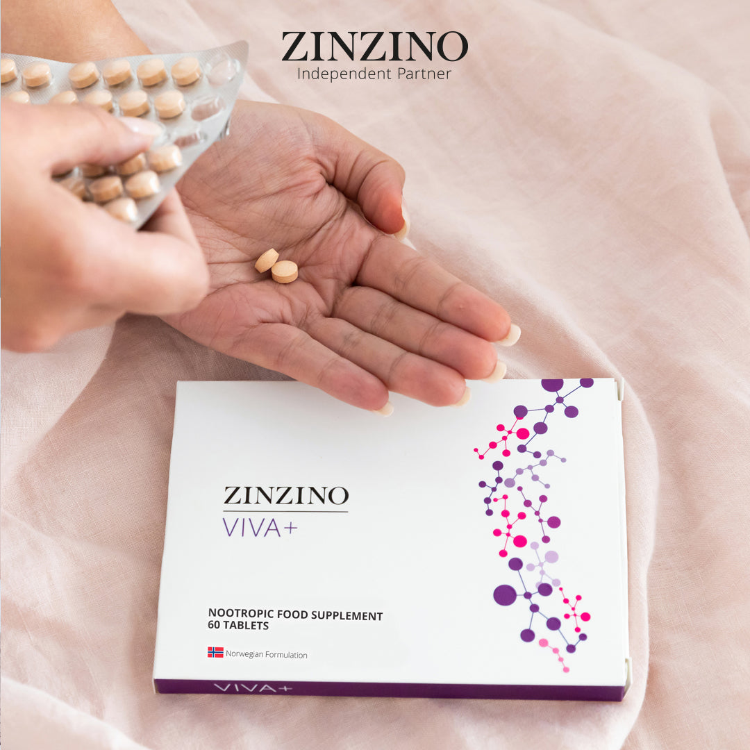 Zinzino Viva+ | Patentli Safran Özütlü (Affron®) Menopoz Destek - Stres & Uyku Takviyesi