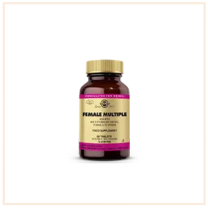 Solgar Female Multiple Kadınlar için Multivitamin & Mineral Kadınlara özel multivitamin ve mineral desteğidir.