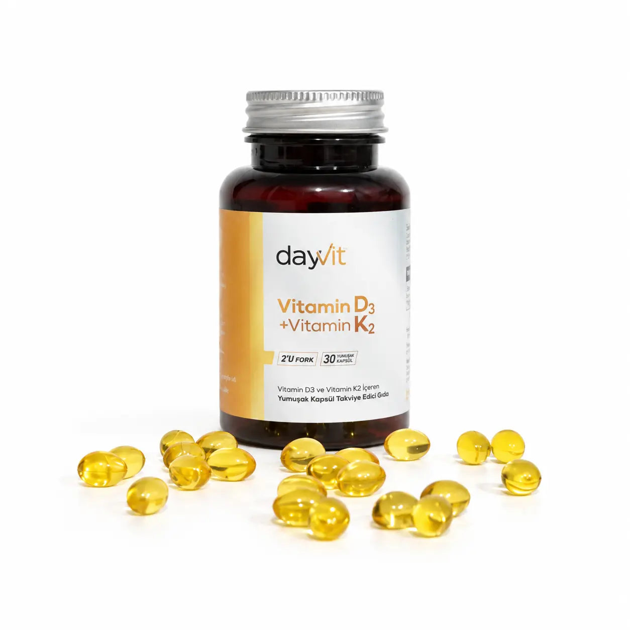 DAYVİT VİTAMİN D3 + VİTAMİN K2 – 30 YUMUŞAK KAP