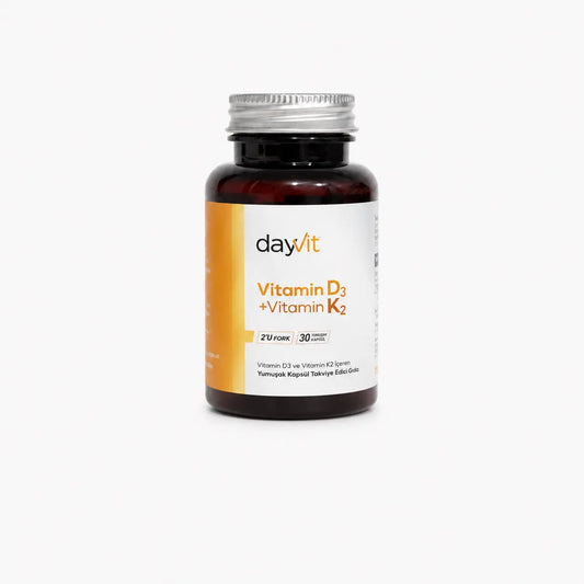 DAYVİT VİTAMİN D3 + VİTAMİN K2 – 30 YUMUŞAK KAP